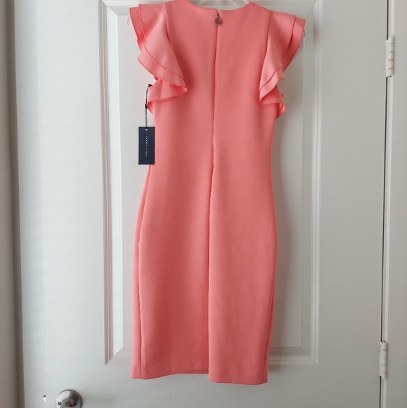 NWT Tommy Hilfiger Ruffle Sleeve Dress - Picture 8 of 14